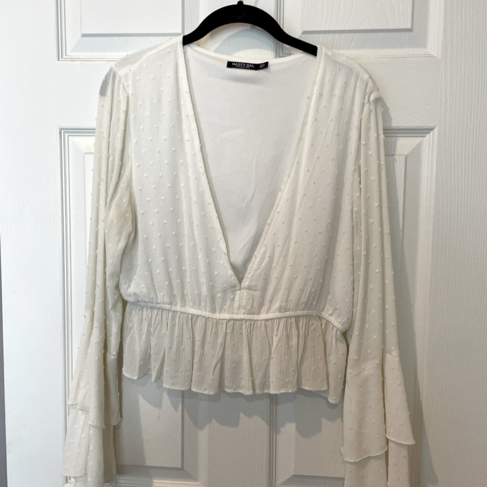 Deep V Nasty Gal Top